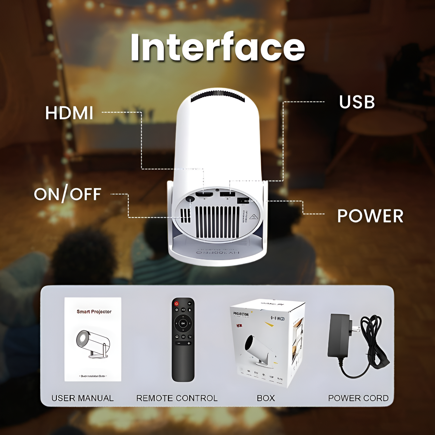 Cozybeam™ Portable Projector